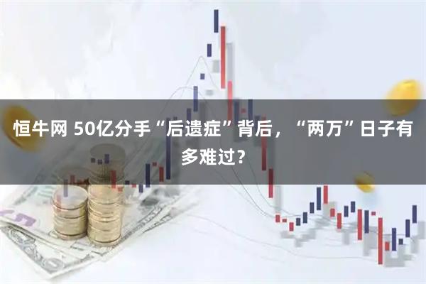恒牛网 50亿分手“后遗症”背后，“两万”日子有多难过？